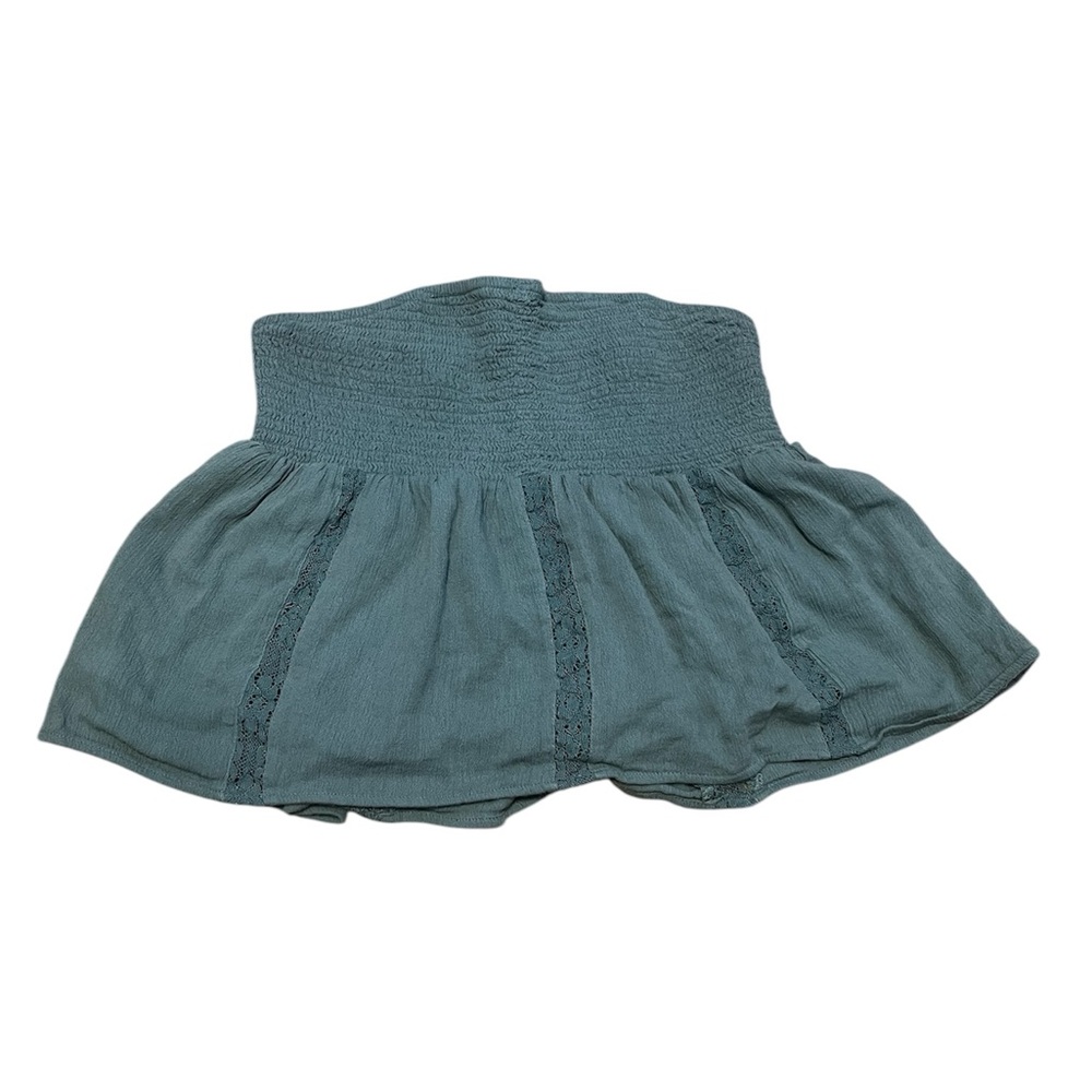 American Eagle Outfitters Teal/Green Babydoll Tube Top